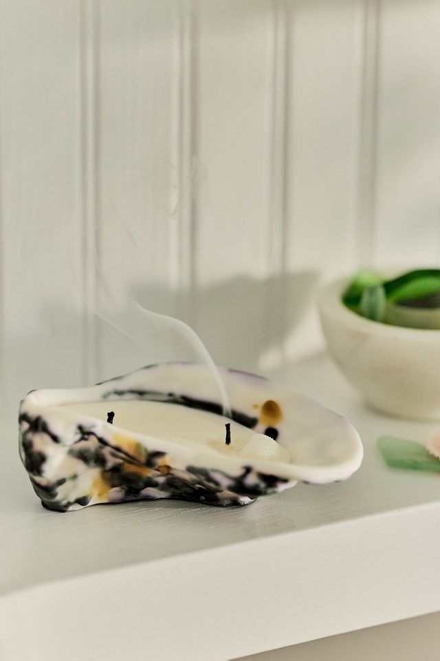 BabaBoogs Oyster Decorative Shaped Wax Candle #3