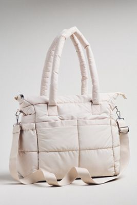 Urban Expressions Quilted Puffer Jetsetter Tote