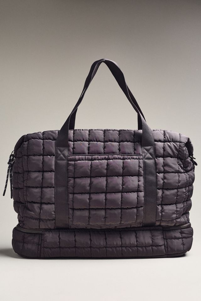 Urban Expressions Quilted Puffer Globetrotter Weekender Tote #1