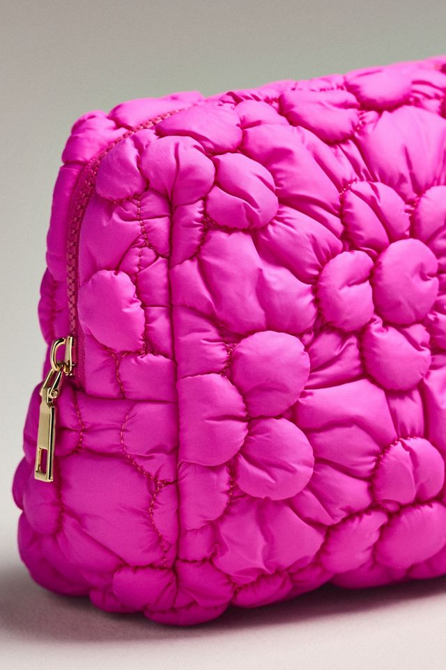 Urban Expressions Floral Quilted Puffer Cosmetic Pouch #2
