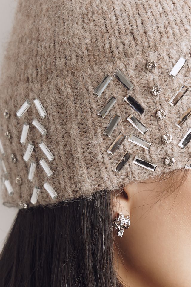 By Anthropologie Tonal Gem Beanie #1