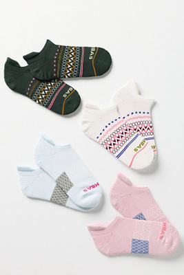 Bombas Ankle Socks, 4 Pack In Sand