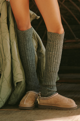 Bombas Solid Leg Warmers In Gray