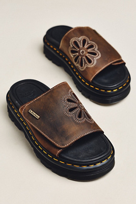 Dr. Martens Zegzab Slingback Platform Mules | Anthropologie
