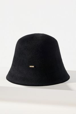 EUGENIA KIM ストロー バケットハット ブラウン メタリックストロー バケットハット | EUGENIA KIM