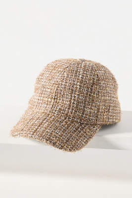 Eugenia Kim Lo Tweed Baseball Cap In Gray