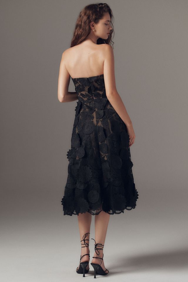 Dress The Population Kailyn Strapless Fit & Flare Midi Dress #1