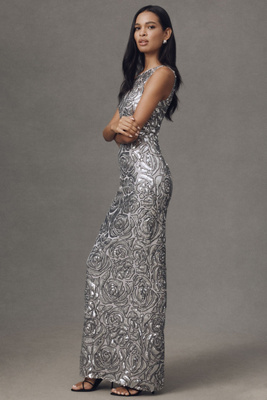 Laney Sleeveless Sequin Maxi Dress