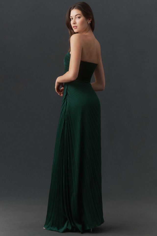 Dress The Population Kinley Strapless A-Line Maxi Dress #1