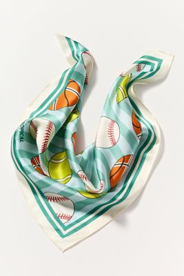 Elegancia Tropical Sport Silk Scarf