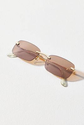 AIRE Frameless Rectangle Sunglasses