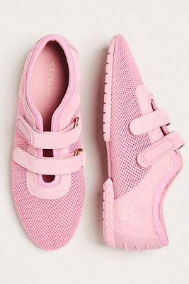 Cecelia New York Monroe Mesh Sneakers In Pink