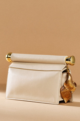 Jw Pei Holly Metal Pendant Clutch In White