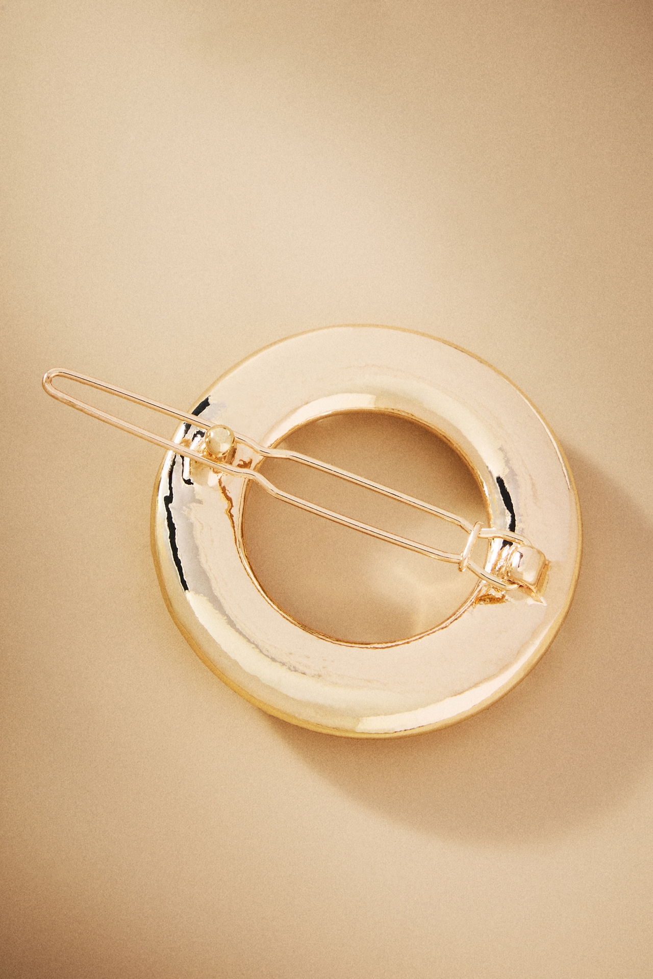 Ettika Classic Golden Donut Pearl Barrette
