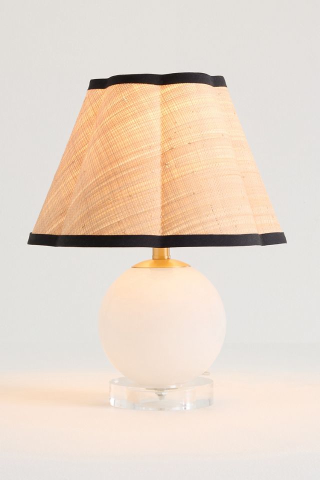 Bubble Glass Scalloped Shade Table Lamp #2