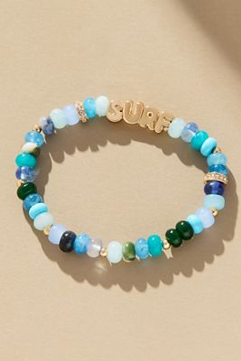 Summer Bubble Letter Bracelet