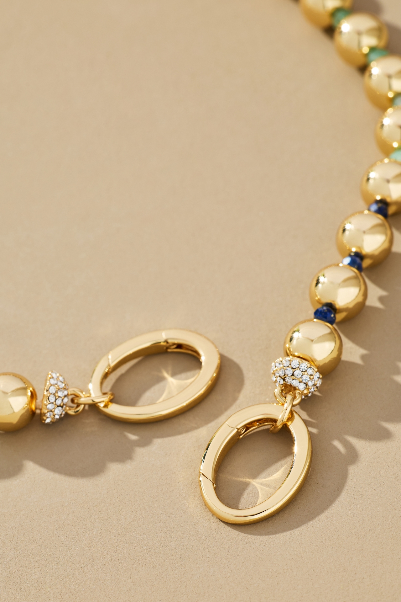 Multi-Bead Interlink Necklace
