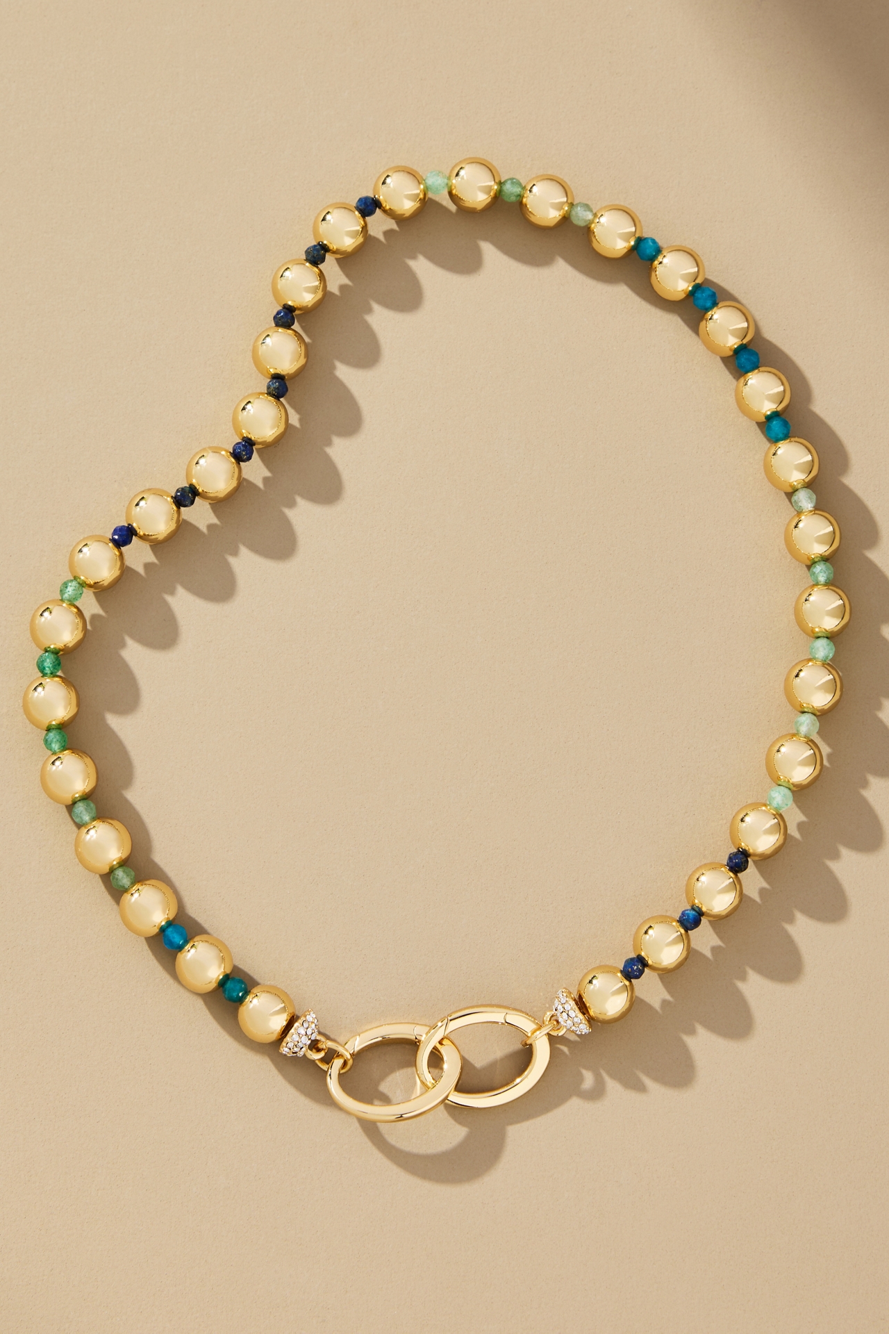 Multi-Bead Interlink Necklace