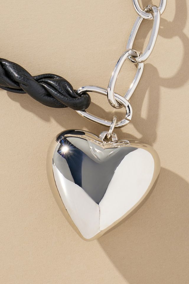Chain Heart Pendant Necklace #1