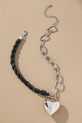 Chain Heart Pendant Necklace