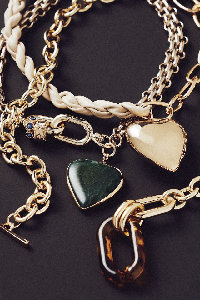 Chain Heart Pendant Necklace #3