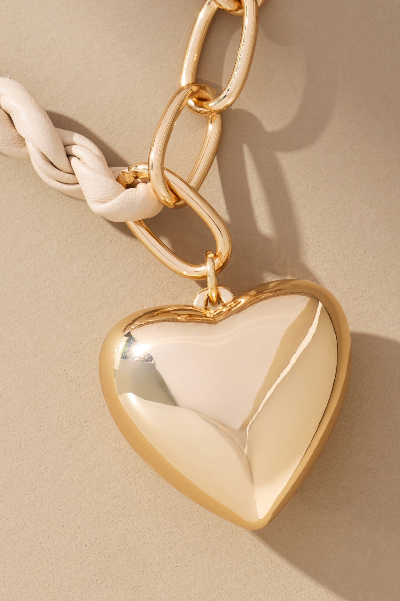 Chain Heart Pendant Necklace
