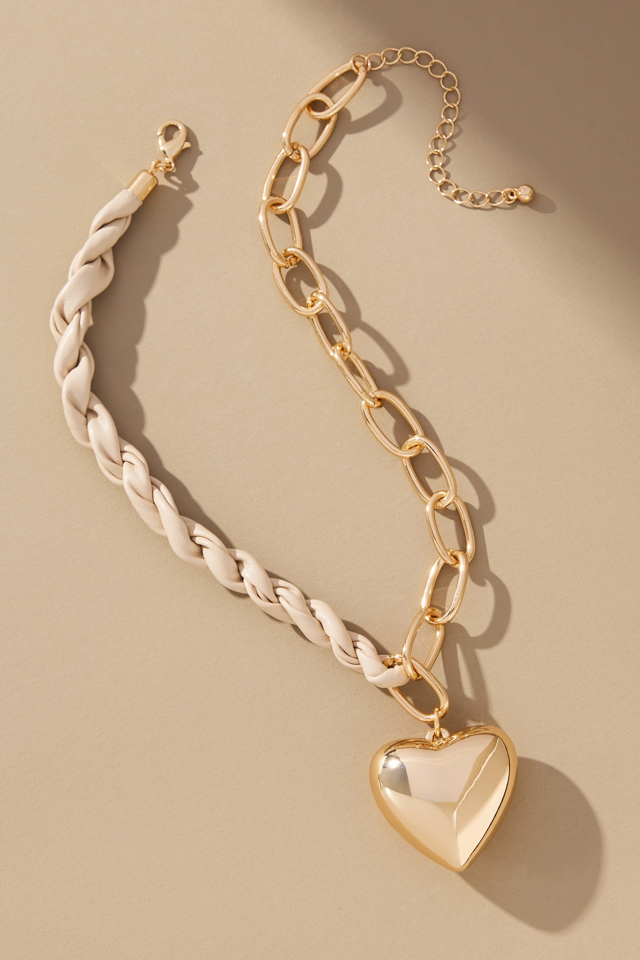 Chain Heart Pendant Necklace