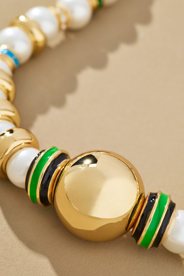 Preppy Pearl Short Necklace #1