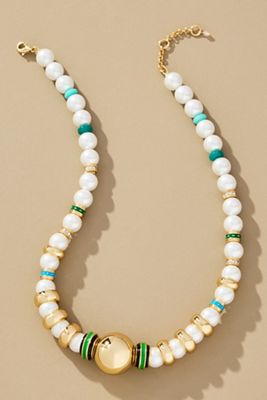 Preppy Pearl Short Necklace