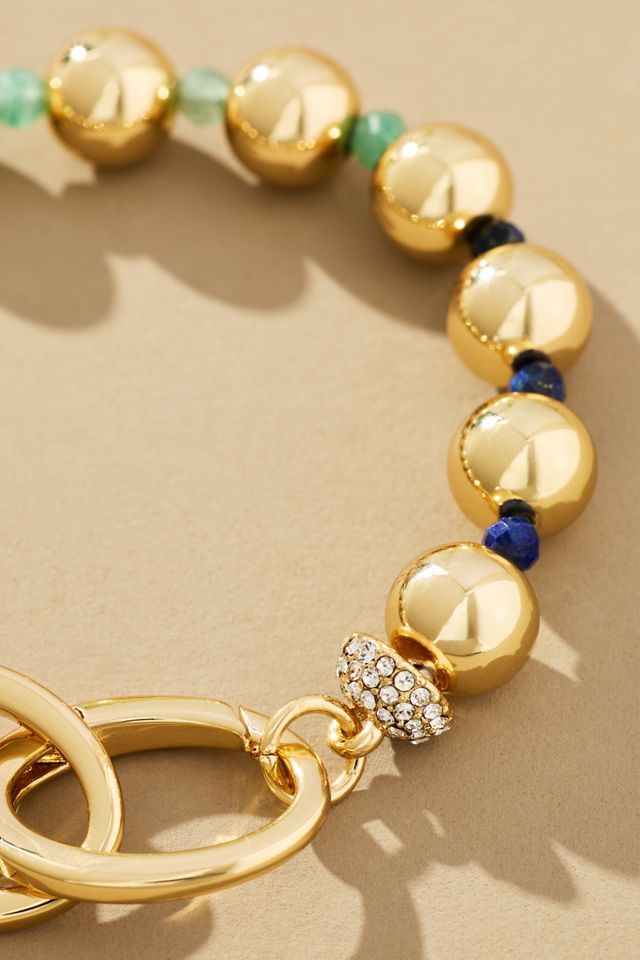 Multi-Bead Interlock Bracelet #1