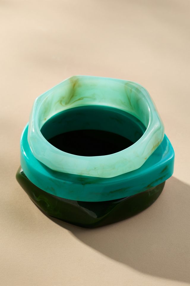 Bangle Bracelets, Set of 3 #1