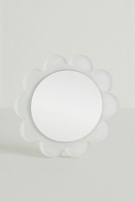 Tara Wilson Scalloped Round Vanity Mirror​