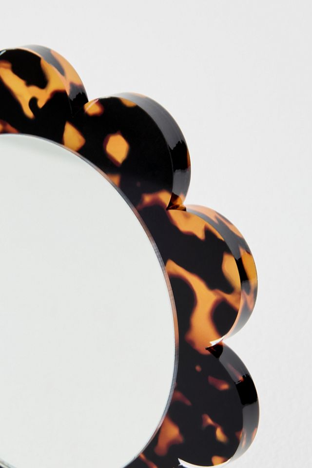 Tara Wilson Scalloped Round Vanity Mirror​ #3