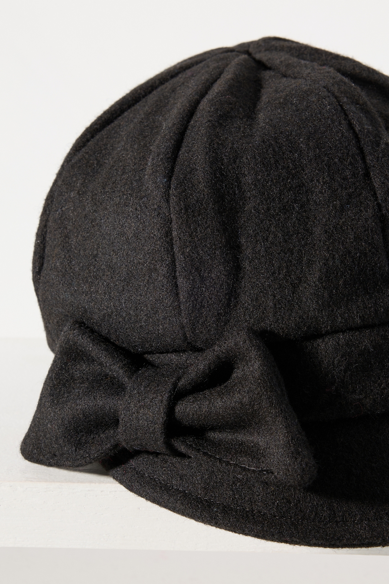 San Diego Hat Co. Wool Newsboy Cap w/Bow