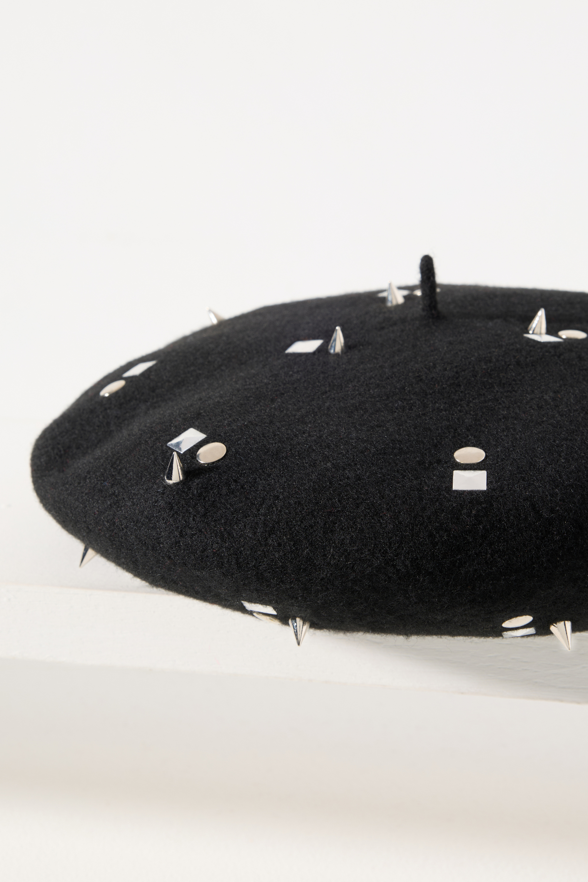 Last Nite Studded Wool Beret — Image 3