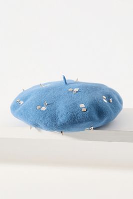 San Diego Hat Co. Last Nite Studded Wool Beret