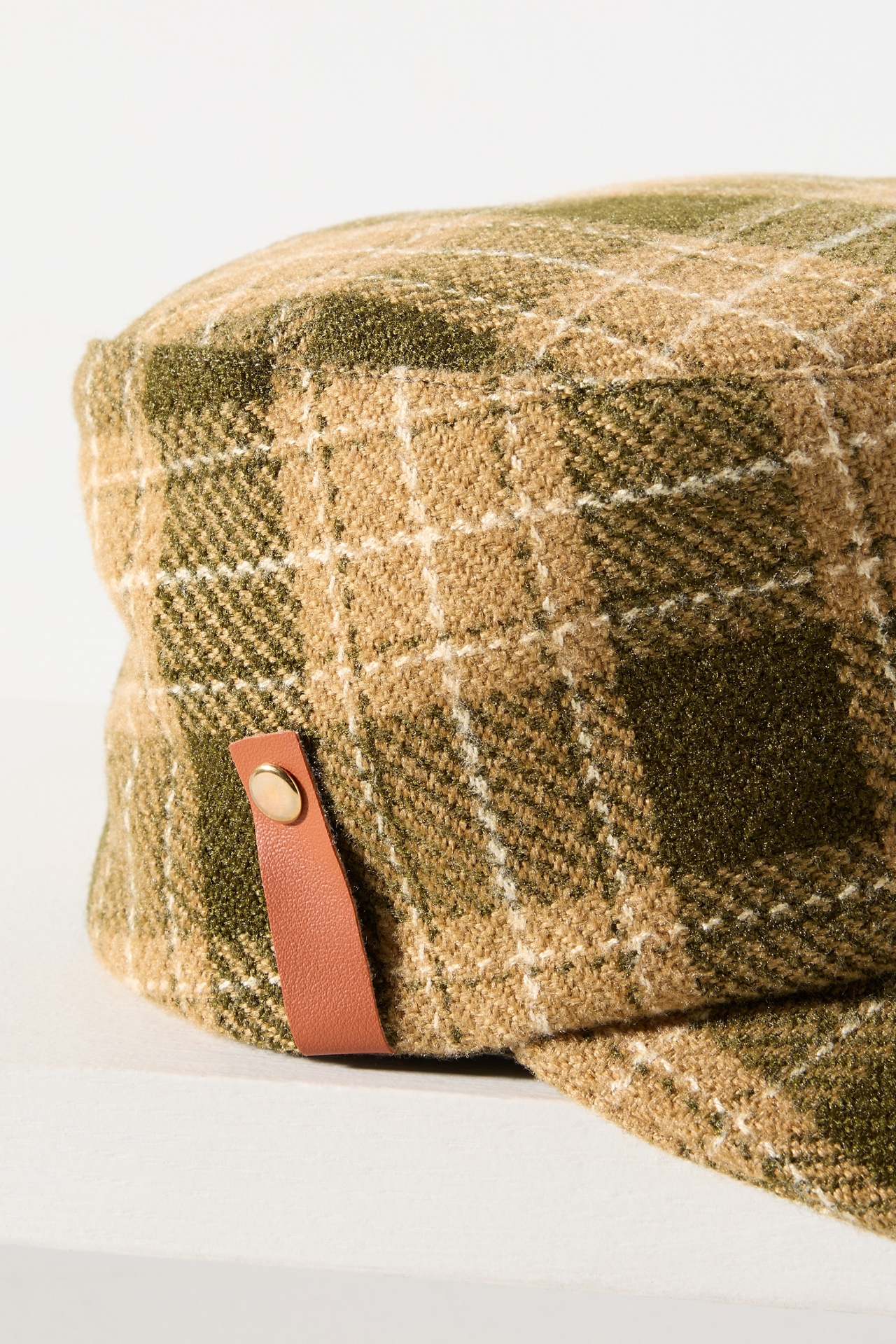 San Diego Hat Co. Cash Plaid Newsboy Cap