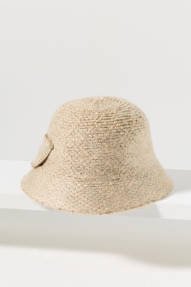 San Diego Hat Co. Knit Bow Cloche Hat #1