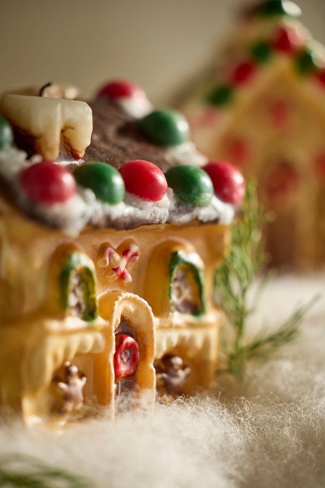 Gingerbread House Candle #3