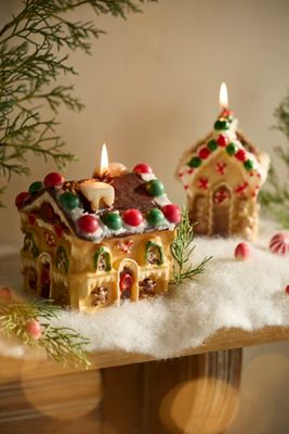 Gingerbread House Candle