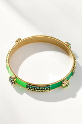 Tova Mireya Bangle Bracelet In Green