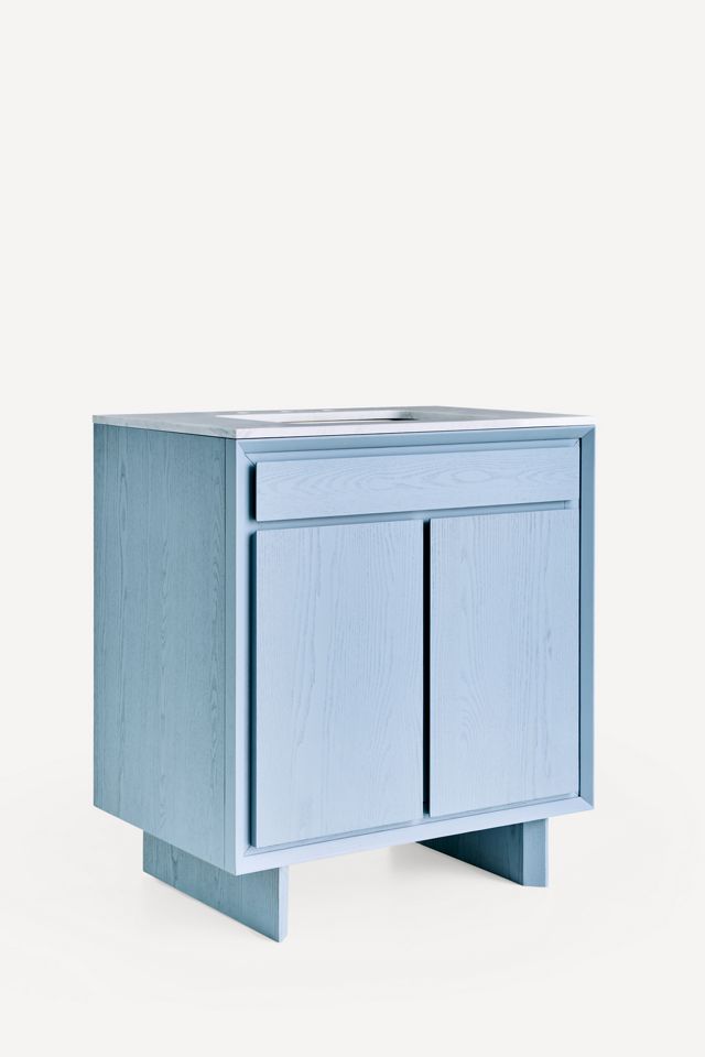 Frankie Marble-Top Single Bathroom Vanity #2