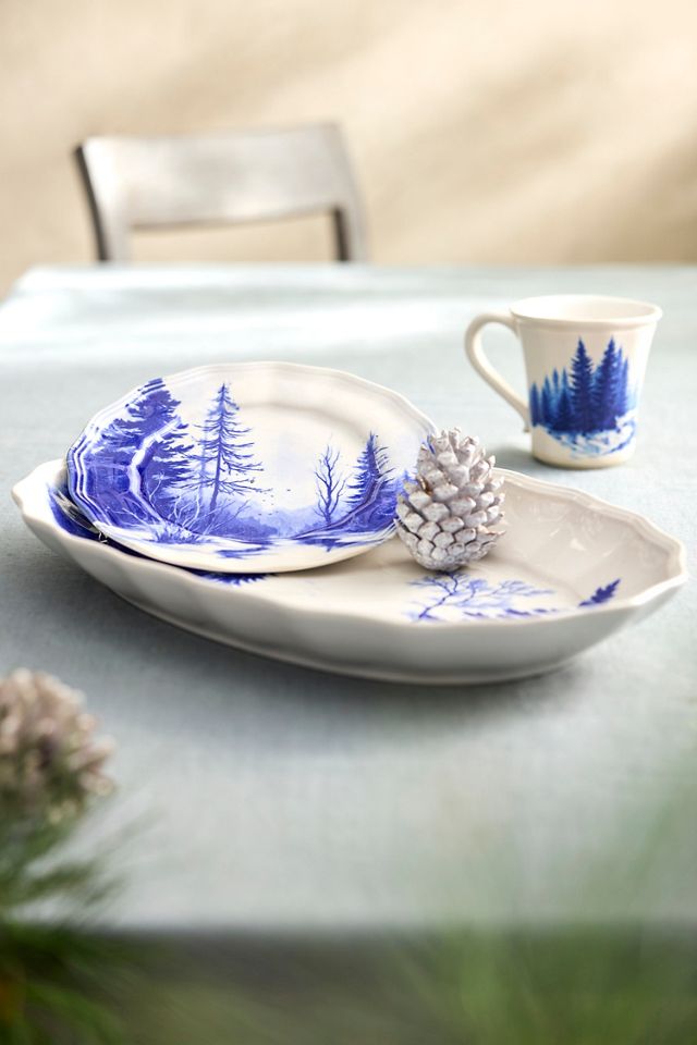Blue Forest Stoneware Serving Platter #2
