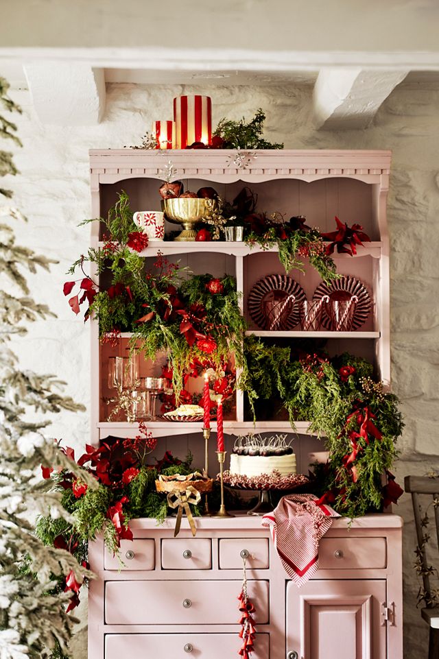 Candy Cane Glass Dessert Stand #3