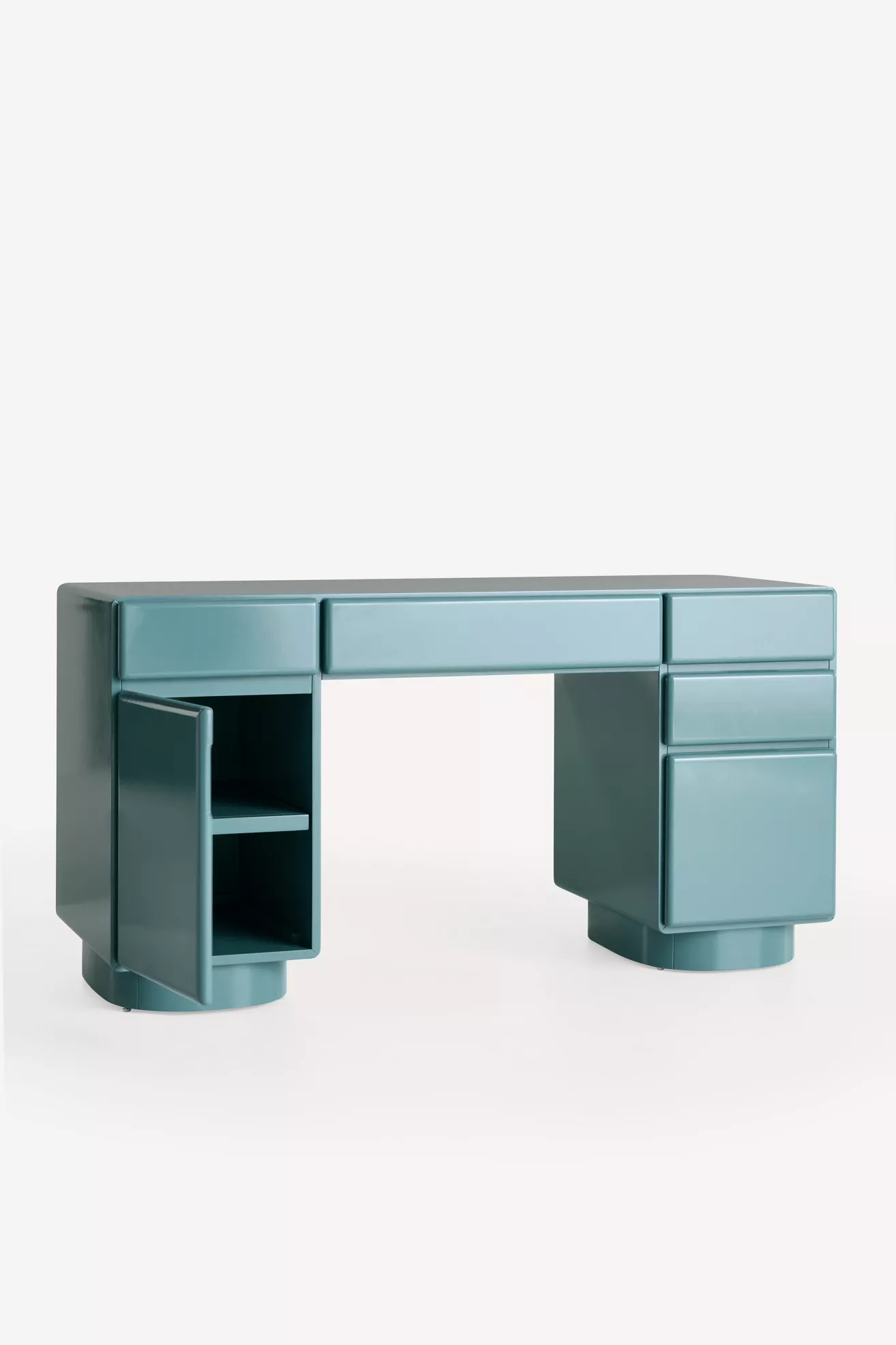 Wright Lacquer Executive Desk - thumbnail 4