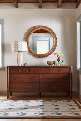 Solana Wood Seven-Drawer Dresser | AnthroHome