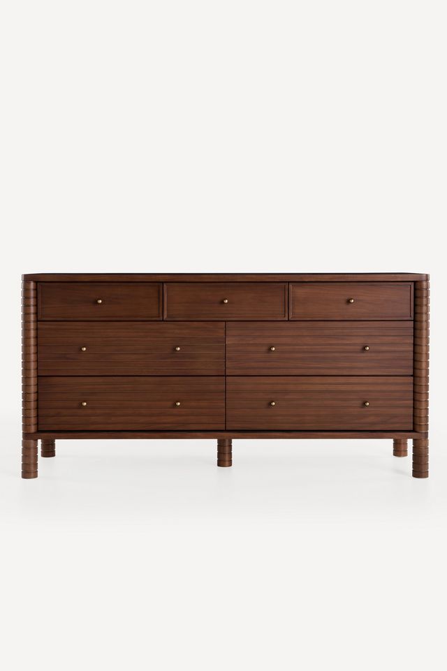 Solana Wood Seven-Drawer Dresser #1