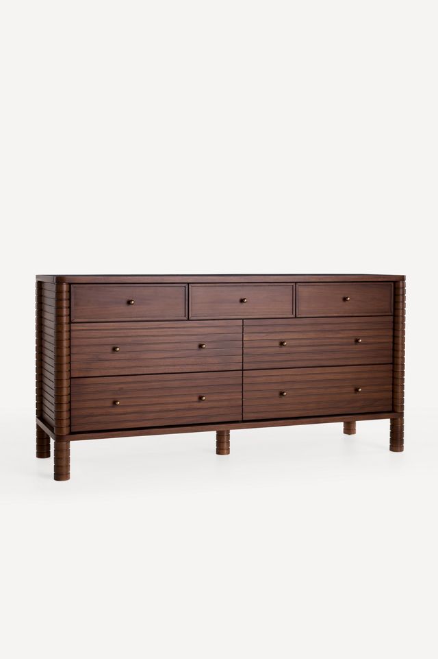 Solana Wood Seven-Drawer Dresser #3