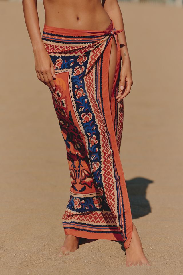 Farm Rio x Anthropologie Silky Scarf Sarong #1
