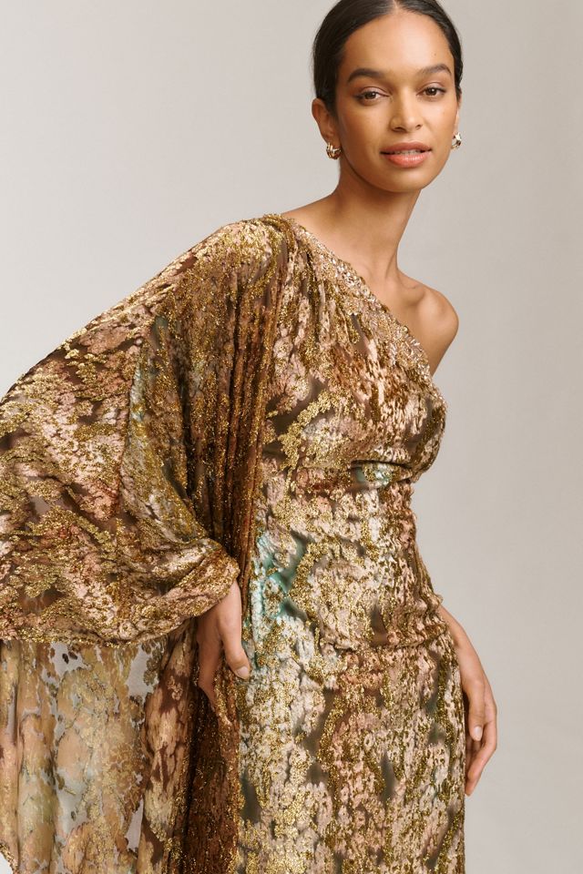 Mac Duggal One-Shoulder Maxi Dress #3